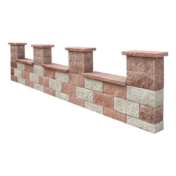 BETONSKI IZDELEK KOGRAD KAPA FUTURAX ŠTIRI. CEP. RJAVA ZA STEBER 48X27X5