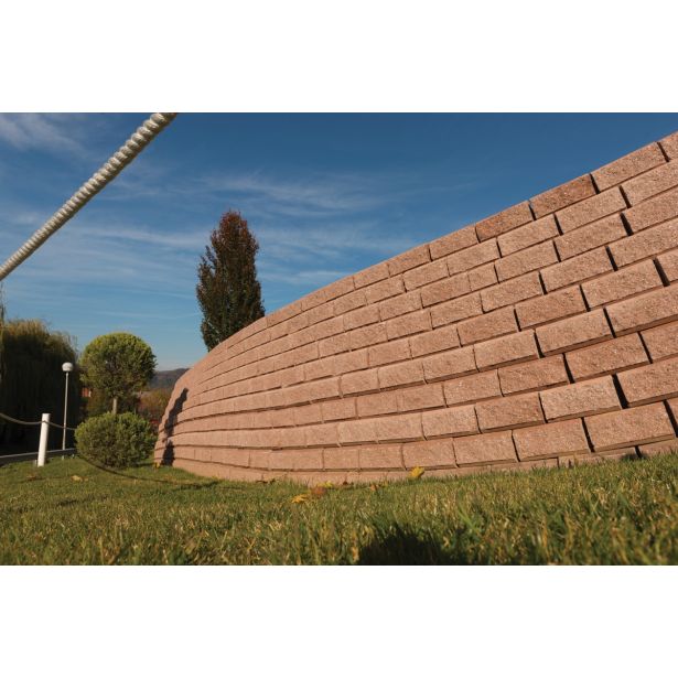 BETONSKI IZDELEK KOGRAD ŠKARPNIK CEPLJEN RJAV 25X25X12.5