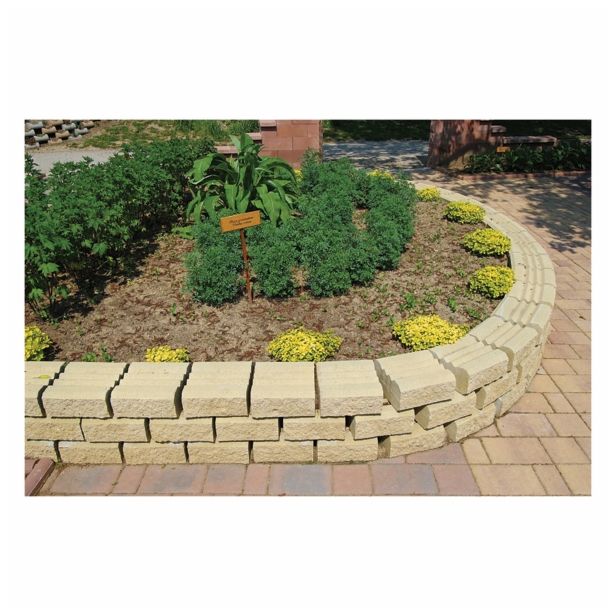 BETONSKI IZDELEK KOGRAD ŠKARPNIK CEPLJEN RUMEN 25X25X12.5