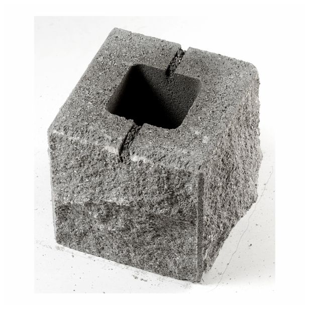 BETONSKI IZDELEK KOGRAD ZIDAK FUTURAX ZAKLJUČNI SIV POLOVIČKA 20X20X20