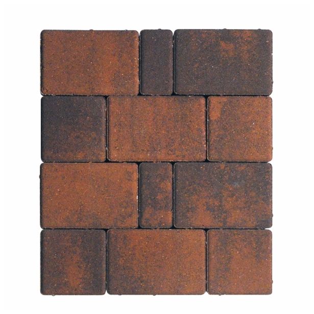 BETONSKI TLAKOVEC JARC NOSTALIT MULTIKOLOR PASTELNO RJAV