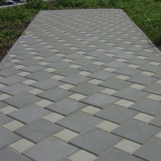 BETONSKI TLAKOVEC KOGRAD KVADRAT 20X20X6 ČRN