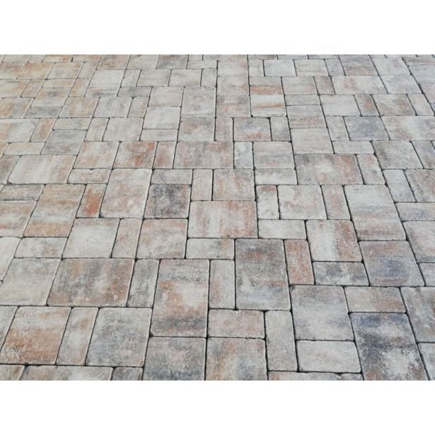 BETONSKI TLAKOVEC OBLAK GROUP NAPOLI MIX 21 CLASSICO BEL, ČRN, OKER