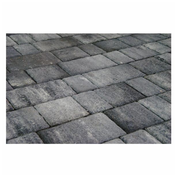 BETONSKI TLAKOVEC OBLAK GROUP RUSTIKAL MIX 16 TONALIT-SIV, ČRN, BEL