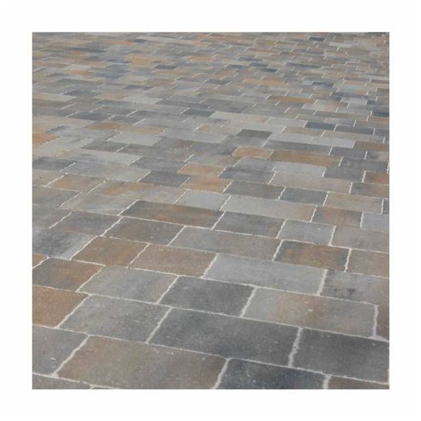 BETONSKI TLAKOVEC OBLAK GROUP VIA APPIA MIX 05 KAMEN KRAS-SIV, ČRN, OKER