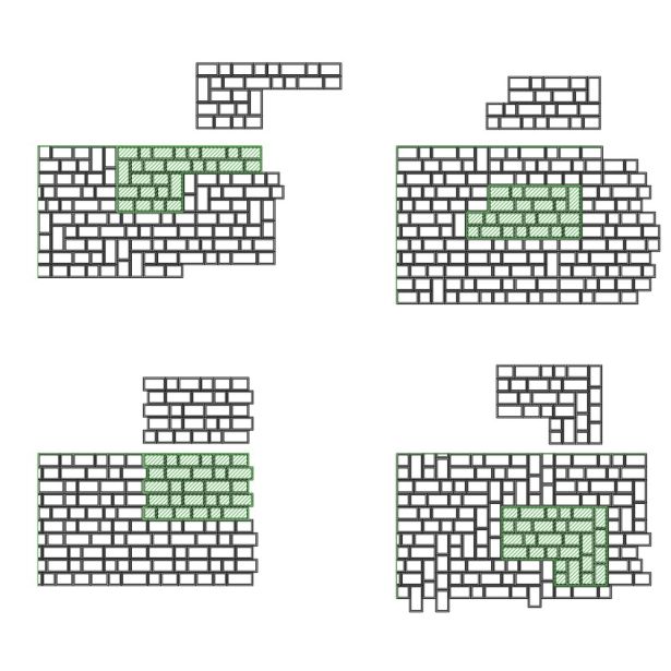 BETONSKI TLAKOVEC SEMMELROCK DOMINO 30/15/5, 25/15/5 SIVA KOMBINIRANA OBLIKA