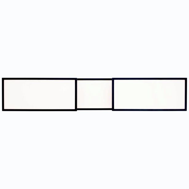 NADGRADNA STROP. SVETILKA BILITY 1X36W, ČRN ROB EASY DIM, PRAVOKOTNA 2