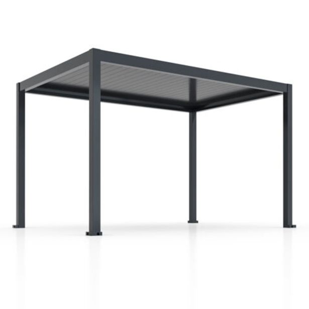 BIOKLIMATSKA PERGOLA BELLANO 3.035 X 4.035 M TEMNO SIVA