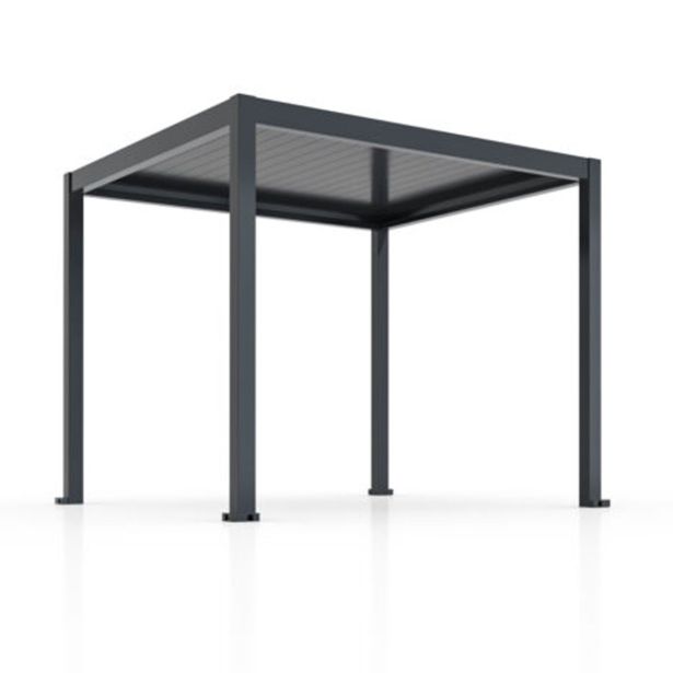 BIOKLIMATSKA PERGOLA BELLANO 3 X 3 M TEMNO SIVA