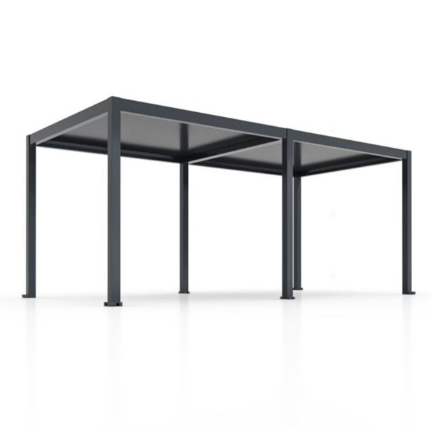 BIOKLIMATSKA PERGOLA BELLANO 3 X 6 M TEMNO SIVA