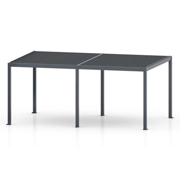 BIOKLIMATSKA PERGOLA BELLANO 6 X 4 M TEMNO SIVA