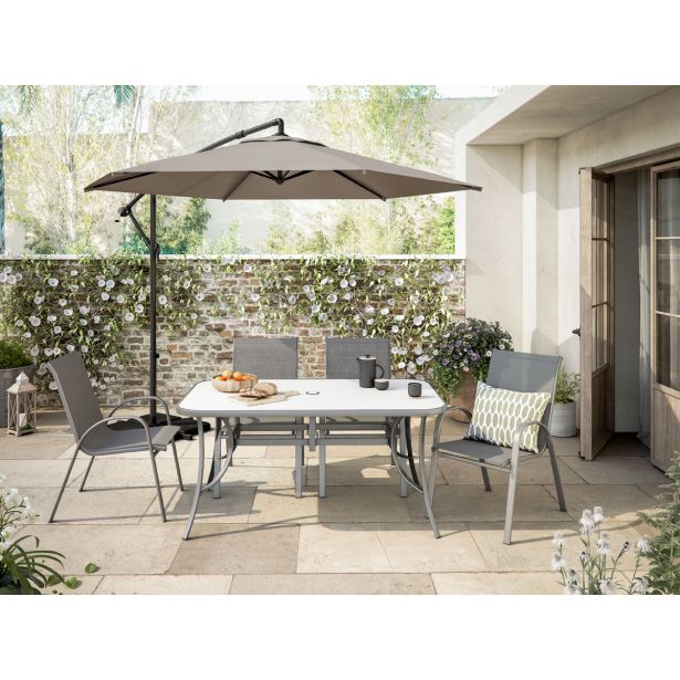 KOVINSKI STOL ALMA TEKST. T. SIV