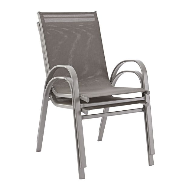 KOVINSKI STOL ALMA TEKST. T. SIV