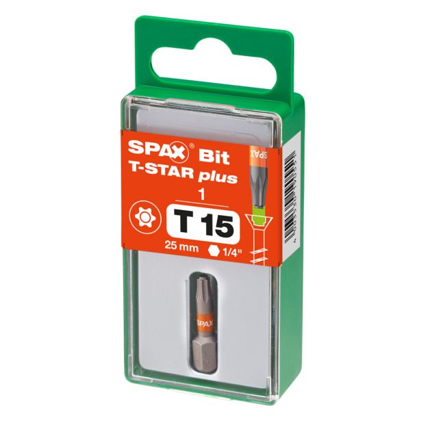 VIJAČNI NASTAVEK SPAX BIT T-STARPLUS T15 1KOS