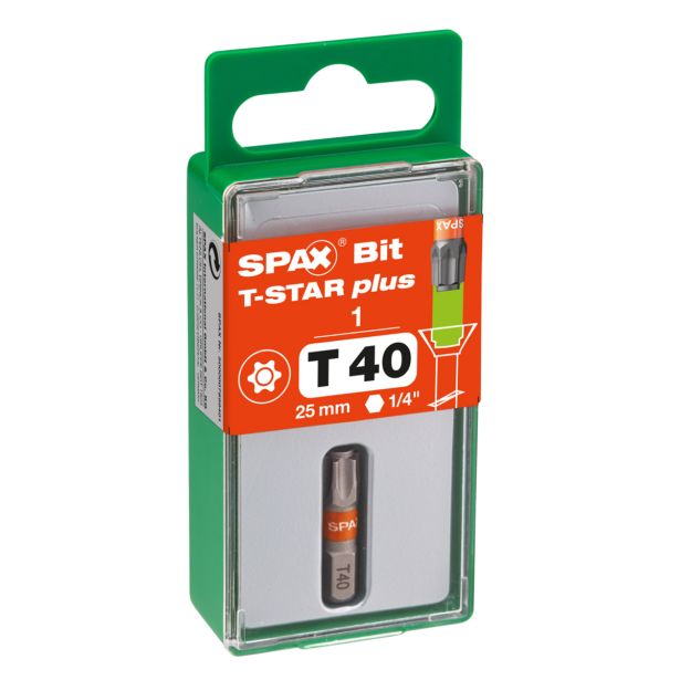 VIJAČNI NASTAVEK SPAX BIT T-STARPLUS T40 1KOS