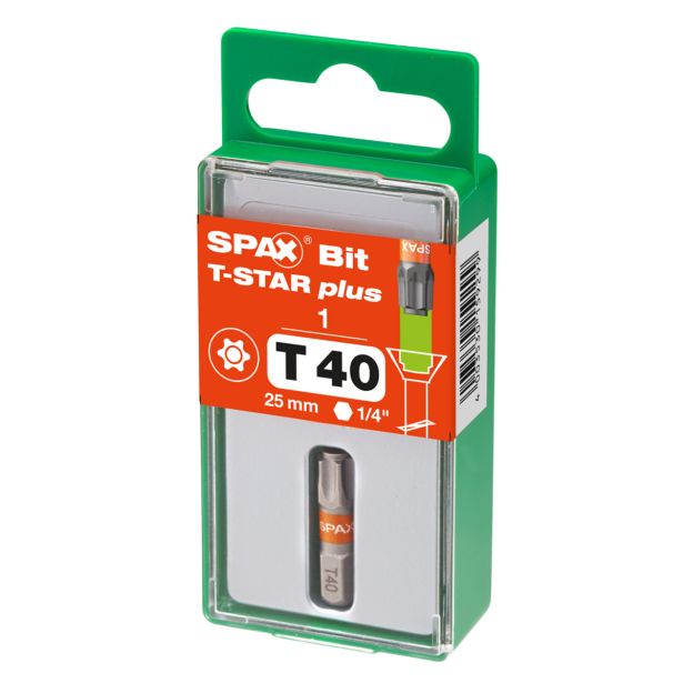 VIJAČNI NASTAVEK SPAX BIT T-STARPLUS T40 1KOS