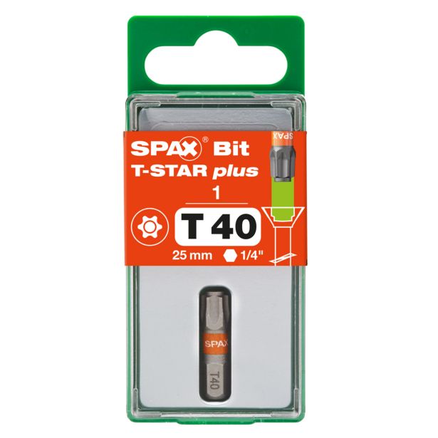 VIJAČNI NASTAVEK SPAX BIT T-STARPLUS T40 1KOS