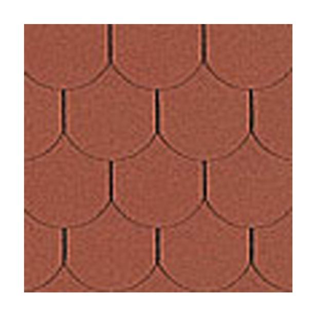 BITUMENSKA SKODLA TEGOLA CANADESE BARVA ŽGANE GLINE 006 PREMIUM OBLIKA BOBROVCA