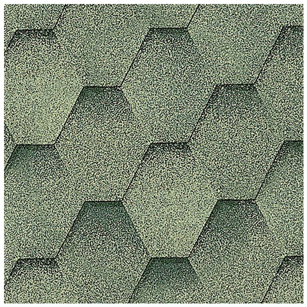 BITUMENSKA SKODLA TEGOLA CANADESE ZELENA DVA ODTENKA 070 PREMIUM MOSAIK