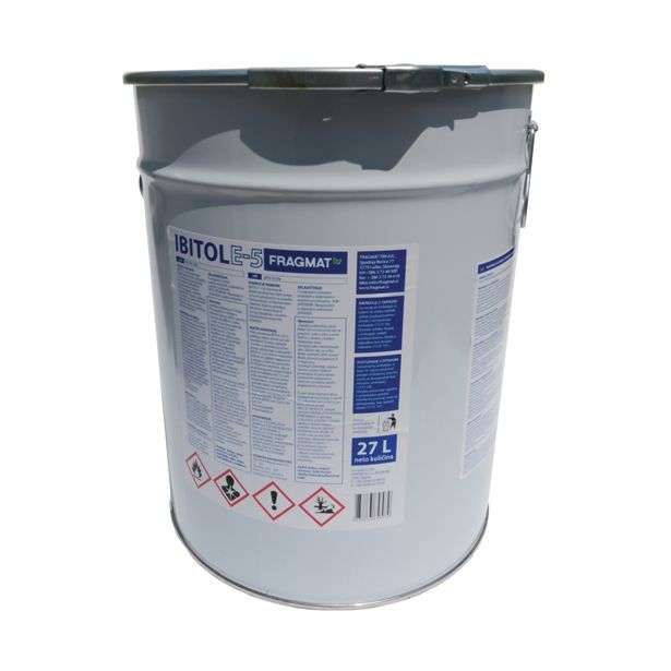 BITUMENSKI PREMAZ FRAGMAT TIM IBITOL E-5 27L PAL=594L KOVINSKA ROČKA