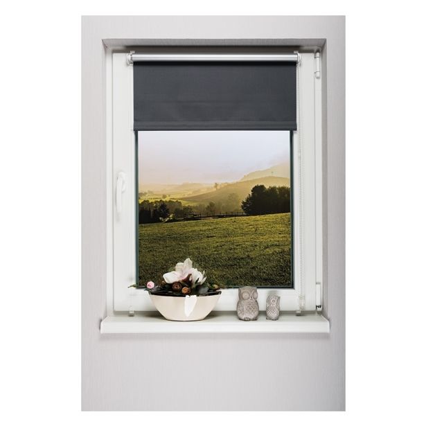 ROLO HUNGARIA KARNIS BLACKOUT 70X150 EASYFIX GRAFIT