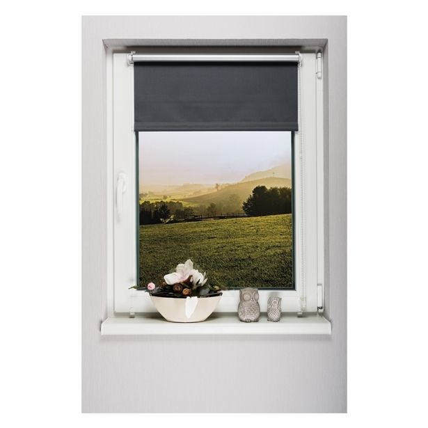 ROLO HUNGARIA KARNIS BLACKOUT 80X150 EASYFIX GRAFIT