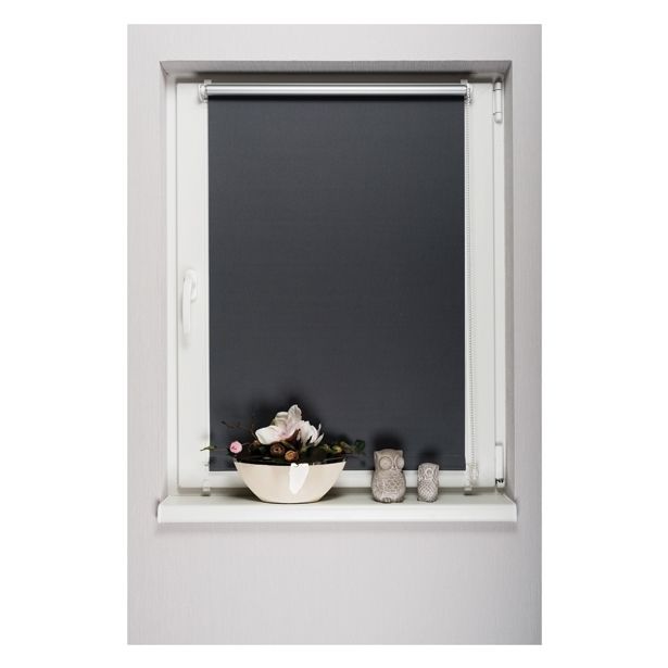 ROLO HUNGARIA KARNIS BLACKOUT 80X150 EASYFIX GRAFIT