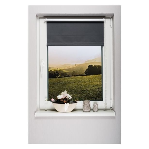 ROLO HUNGARIA KARNIS BLACKOUT 90X150 EASYFIX GRAFIT