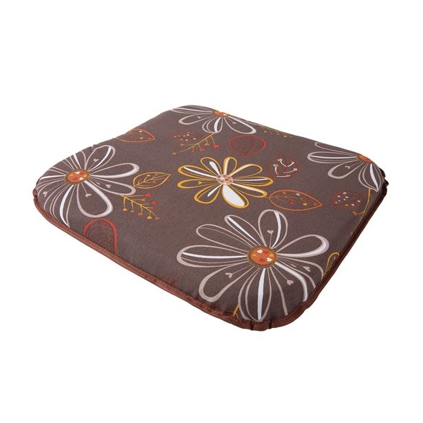 BLAZINA DAJAR RJAVO CVETJE 45X45X5 CM