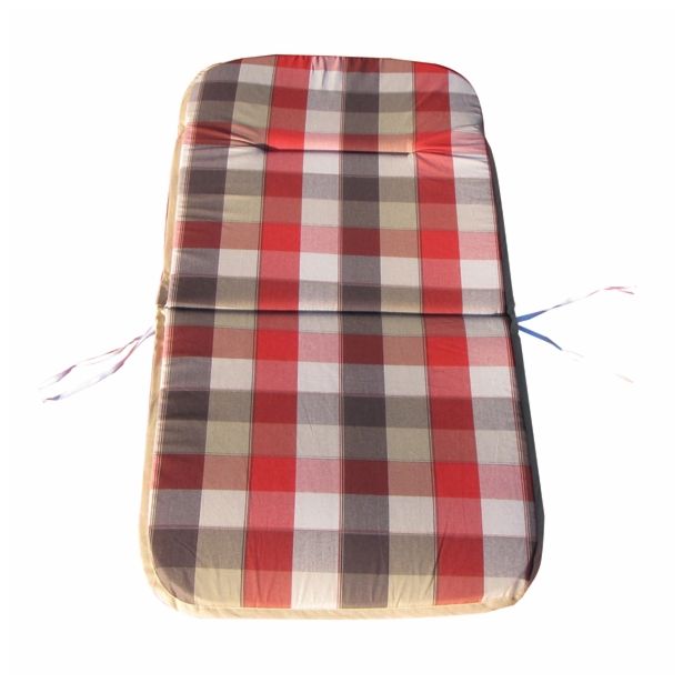 BLAZINA FORUM RJAVO-RDEČA 100X45X3 CM