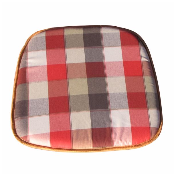 BLAZINA FORUM RJAVO-RDEČA 45X45X3 CM