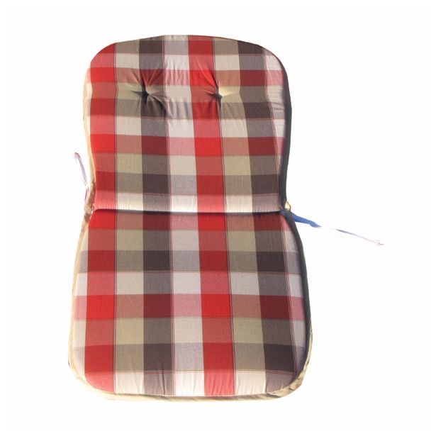 BLAZINA FORUM RJAVO-RDEČA 96X45X3 CM