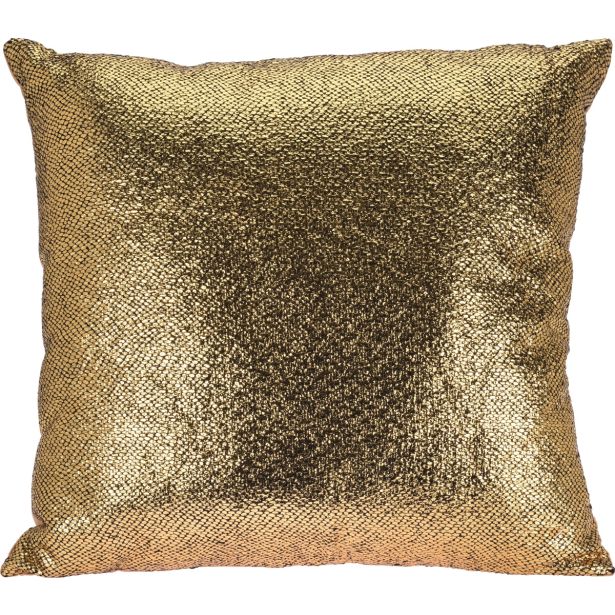 OKRASNI VZGLAVNIK EH 45X45CM ZLATA SVETLEČA