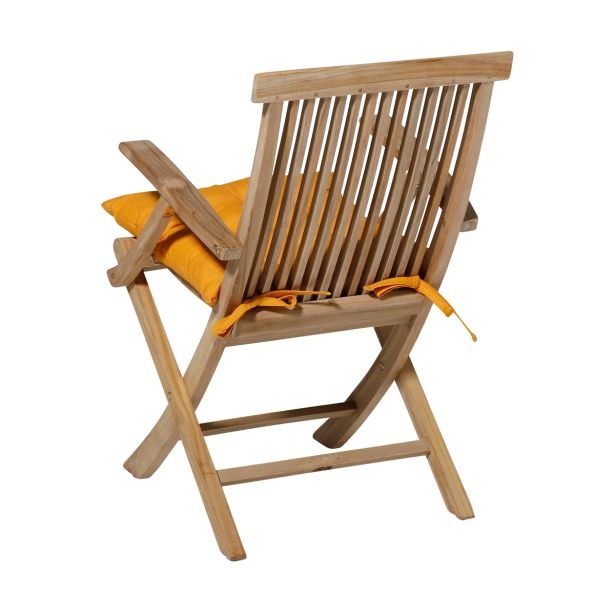 BLAZINA MADISON PANAMA, ORANŽNA, 46X46 CM