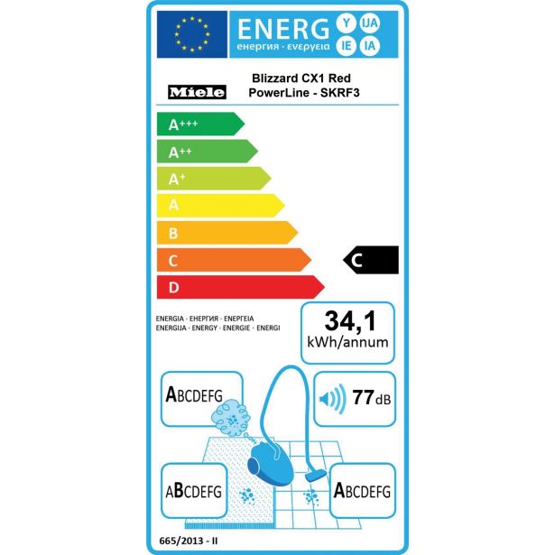 SUHI SESALNIK MIELE BLIZZARD CX1 POWERLINE