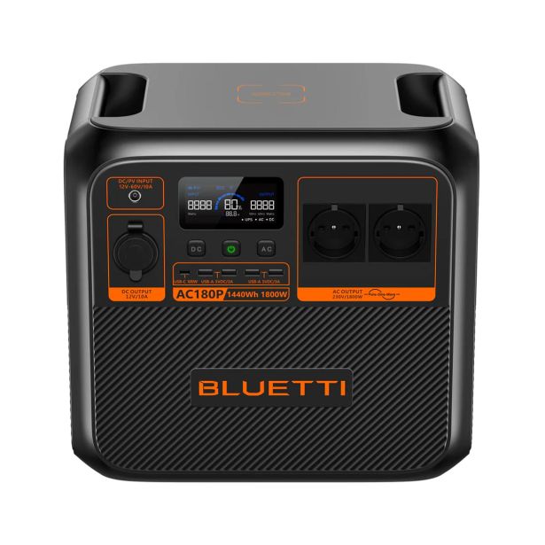 BLUETTI AC180P PRENOSNA POLNILNA POSTAJA  1800W/1440WH