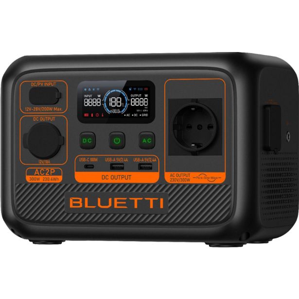 BLUETTI AC2P PRENOSNA POLNILNA POSTAJA 300W/230,4WH