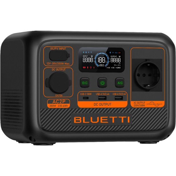 BLUETTI AC2P PRENOSNA POLNILNA POSTAJA 300W/230,4WH