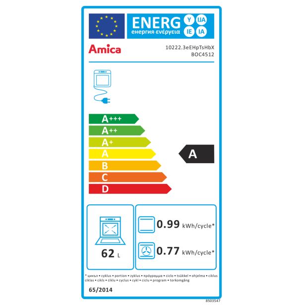 VGRADNA PEČICA AMICA BOC4512