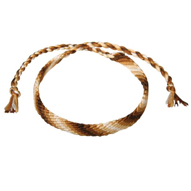 DODATKI, ORODJE ZA NAKIT RAYHER BOMBAŽNE VRVICE RJAVE, 5 BARV X 10M