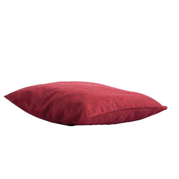 OKRASNI VZGLAVNIK MERCIS BORA DAMASK 43 43X43 CM BORDO RDEČA