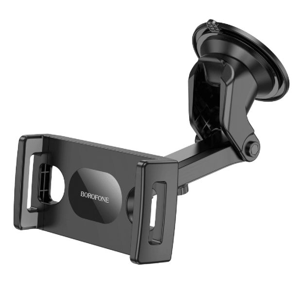 BOROFONE AVTONOSILEC BH100 VAKUMSKI ZA TABLICO IN TELEFON (4,7-12,9 INCH) - ČRN