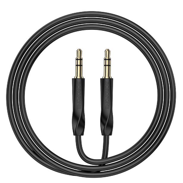 BOROFONE BL16 AUX KABEL Z IZHODOM 3,5 MM (1M) ČRN