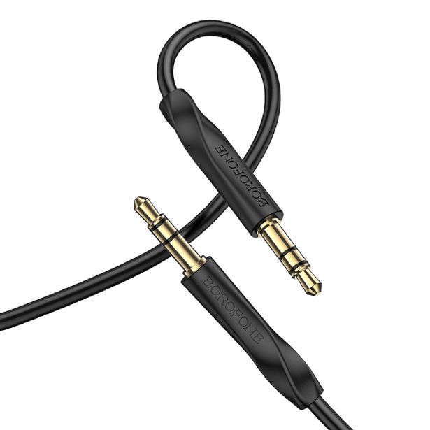 BOROFONE BL16 AUX KABEL Z IZHODOM 3,5 MM (1M) ČRN