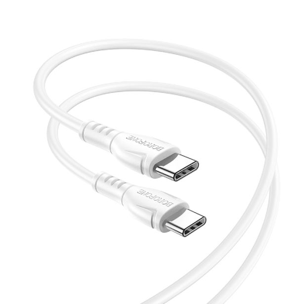 BOROFONE PODATKOVNI KABEL BX51 (FAST CHARGE) 3,0A 60W VHOD TYPE-C NA TYPE-C 1M, BEL