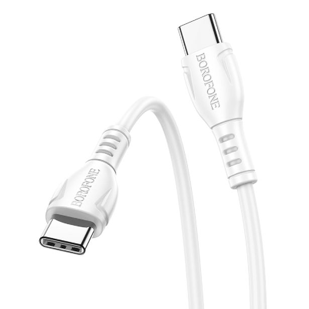 BOROFONE PODATKOVNI KABEL BX51 (FAST CHARGE) 3,0A 60W VHOD TYPE-C NA TYPE-C 1M, BEL