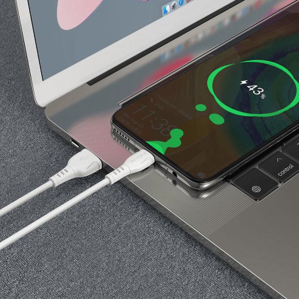 BOROFONE PODATKOVNI KABEL BX51 TYPE C NA USB 1M 3A BEL