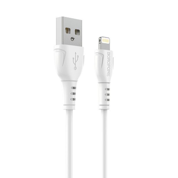BOROFONE PODATKOVNI POLNILNI KABEL BX51 LIGHTNING 1M 2,4A - BEL