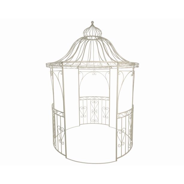 PAVILJON DECORIS BOWER VIENNA, KOVINSKI 222X305 CM, UMAZANO BEL