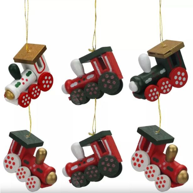 BOŽIČNO NOVOLETNI OKRASKI LOKOMOTIVE
